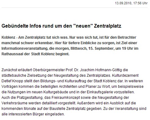 RZ Online 13.9.2010 NEU Zentralpl