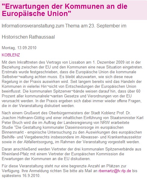 koerl 13.9.2010 Erwartung an KommuneenEU-home