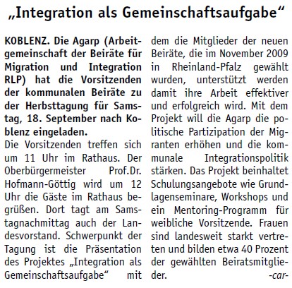 koerl z 17.9.2010, S.2 Migration