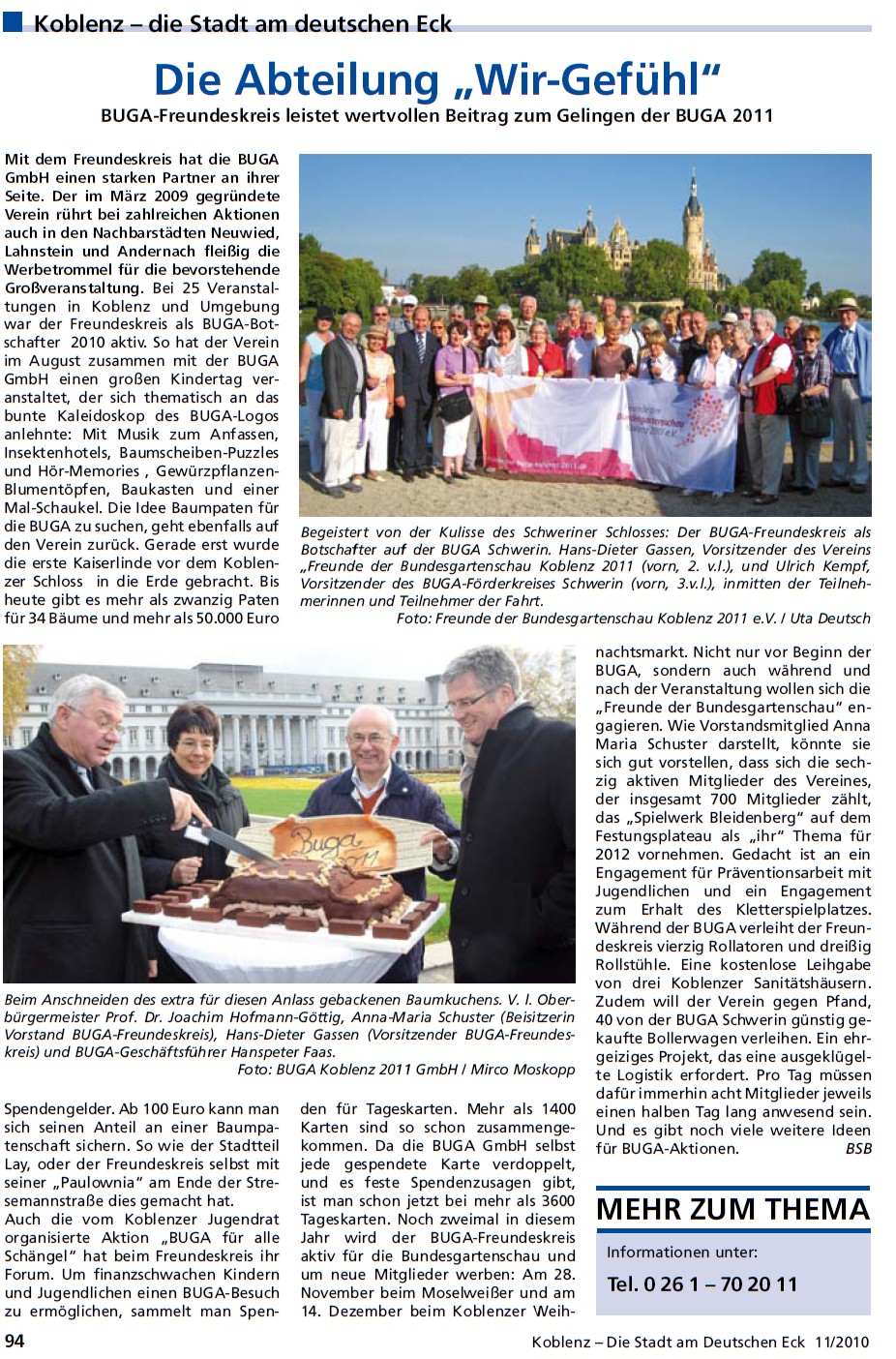 Sonderdruck Blick aktuell S.94, BuGa-Freundeskreis