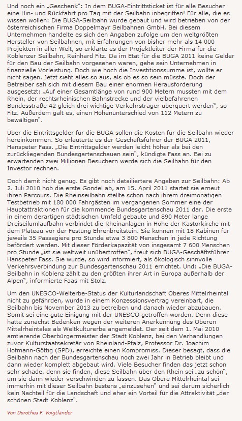 Weltexpress 24.1.2011, -2 Buga