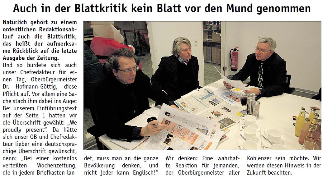 koerl 21.1.2011, S.4 Redakteur