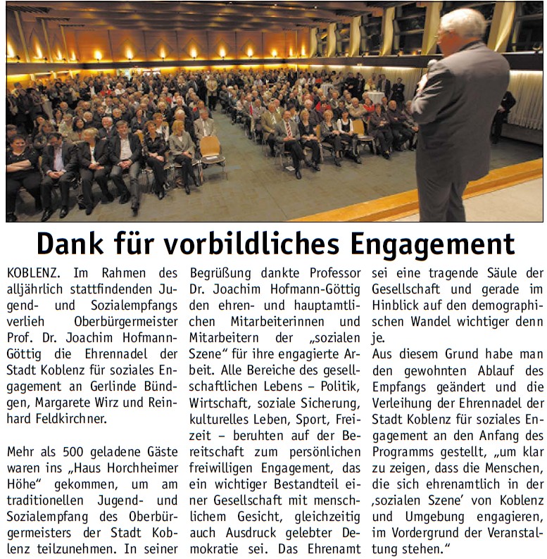 koerl 21.1.2011, S.5 Ehrenamt