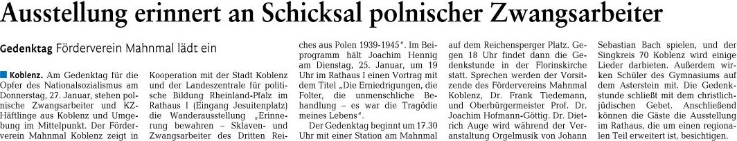 rz 25.1.2011, S.17 Mahnmalfa76ec7246256005a351fb74c94c457a