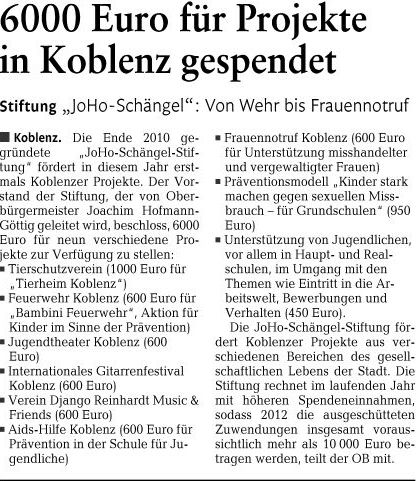 rz 3.2.2011, S.19, Schängelstiftung9972b99a7aff38e35a70fe81d2dd6afd