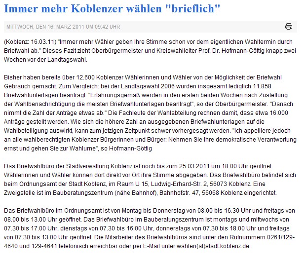 rem 16.3.2011 Briefwahl