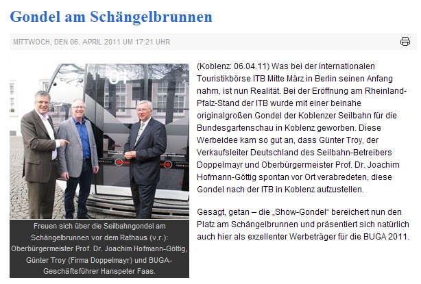 rem 6.4.2011, Gondel