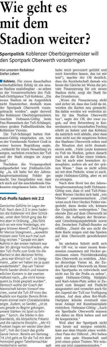 rz 7.4.2011, S. 13 Tusbc8b575507d4e87a46484eb864e5ddf4