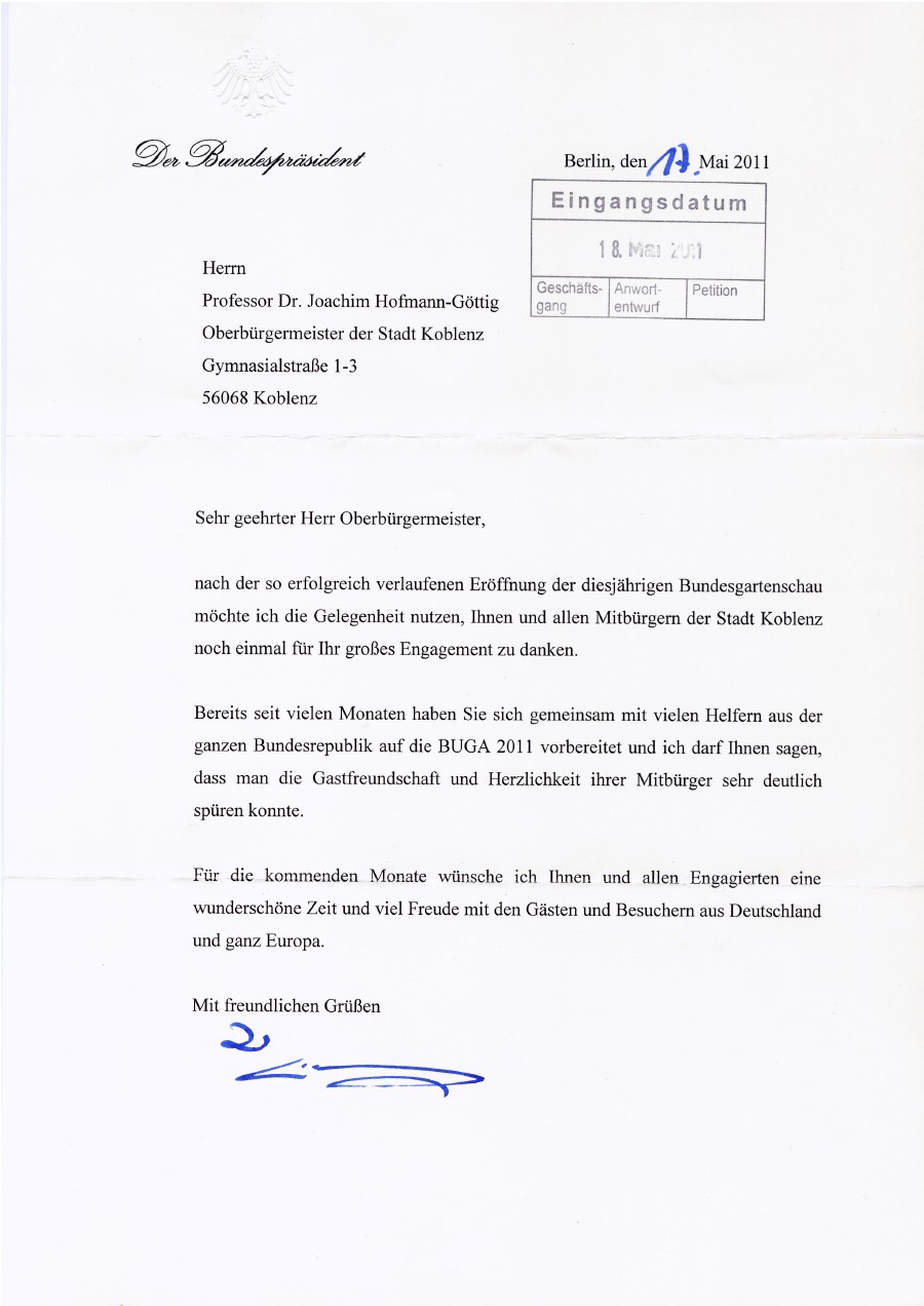 BP Dankesschreiben BuGa 17.5.2011