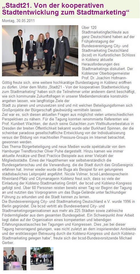 koerl 30.5.2011, Stadtmarketing