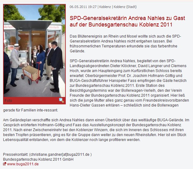 prport 6.5.2011, Nahles