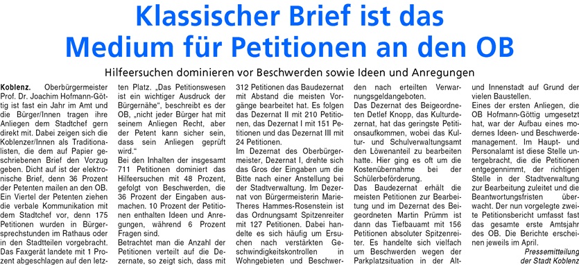 ba 4.6.2011, S. 2 Petitionen OBShowDoc