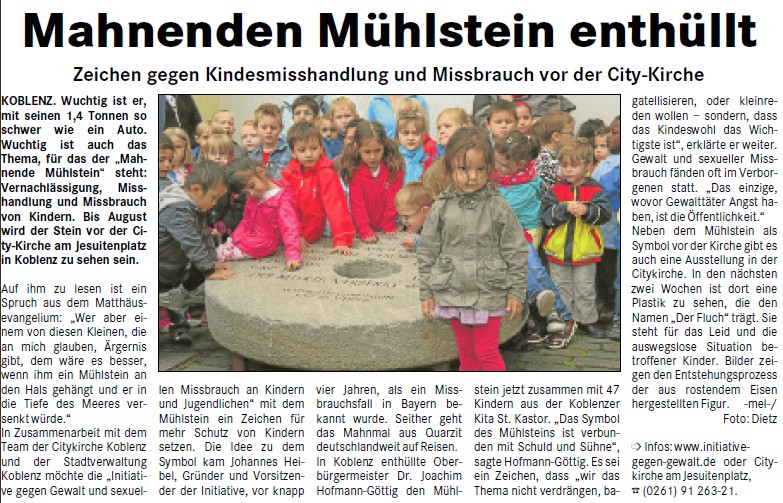 loka 15.6.2011, S. 21 Mahnender MühlsteinUnbenannt1