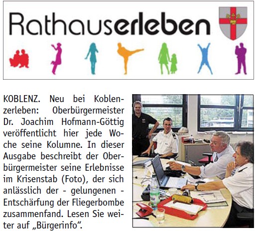 koerl 29.7.2011, S. 1 Anreißer Kolumne