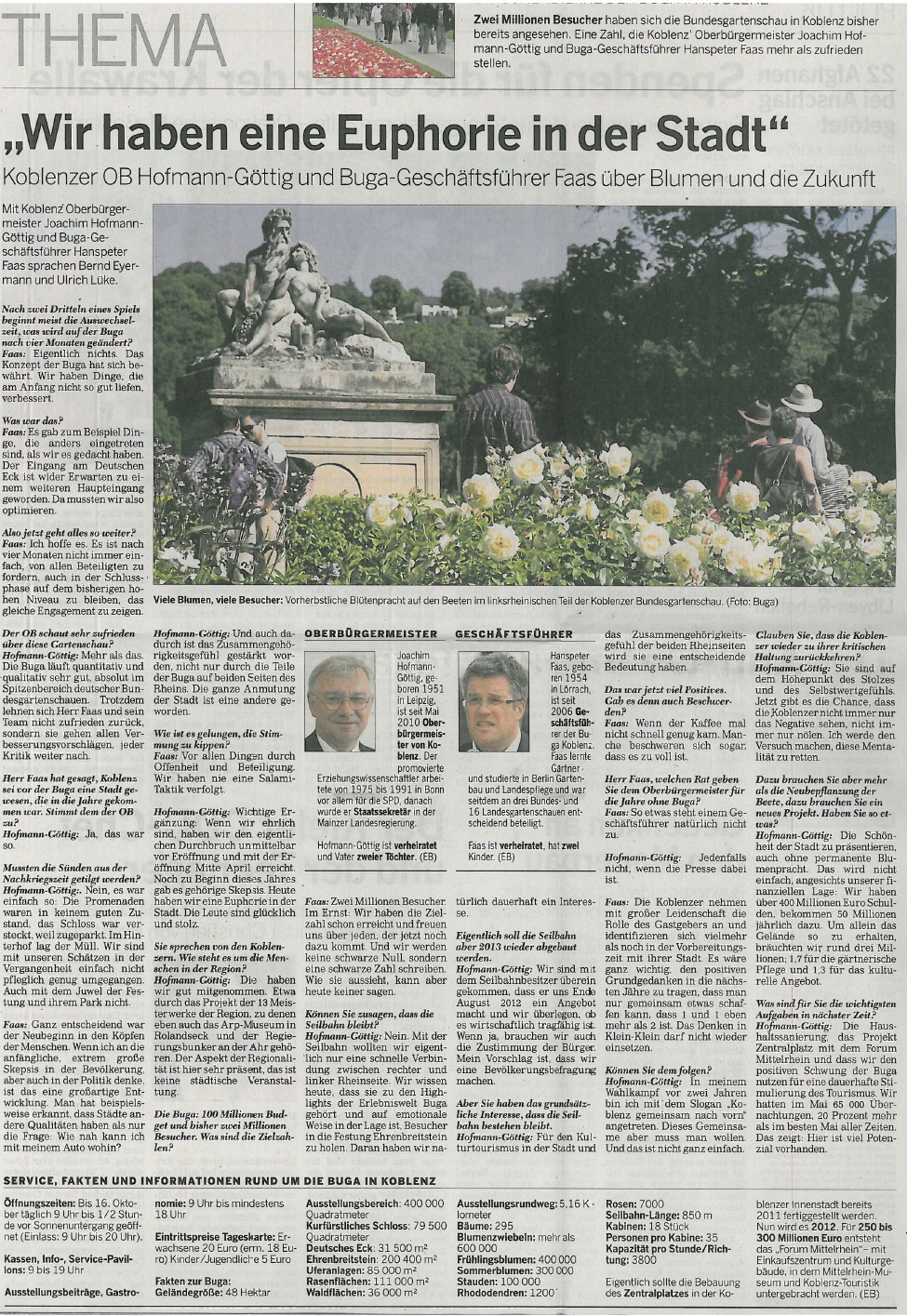 Bonner Rundschau Kölnische Rundschau 15.8.2011