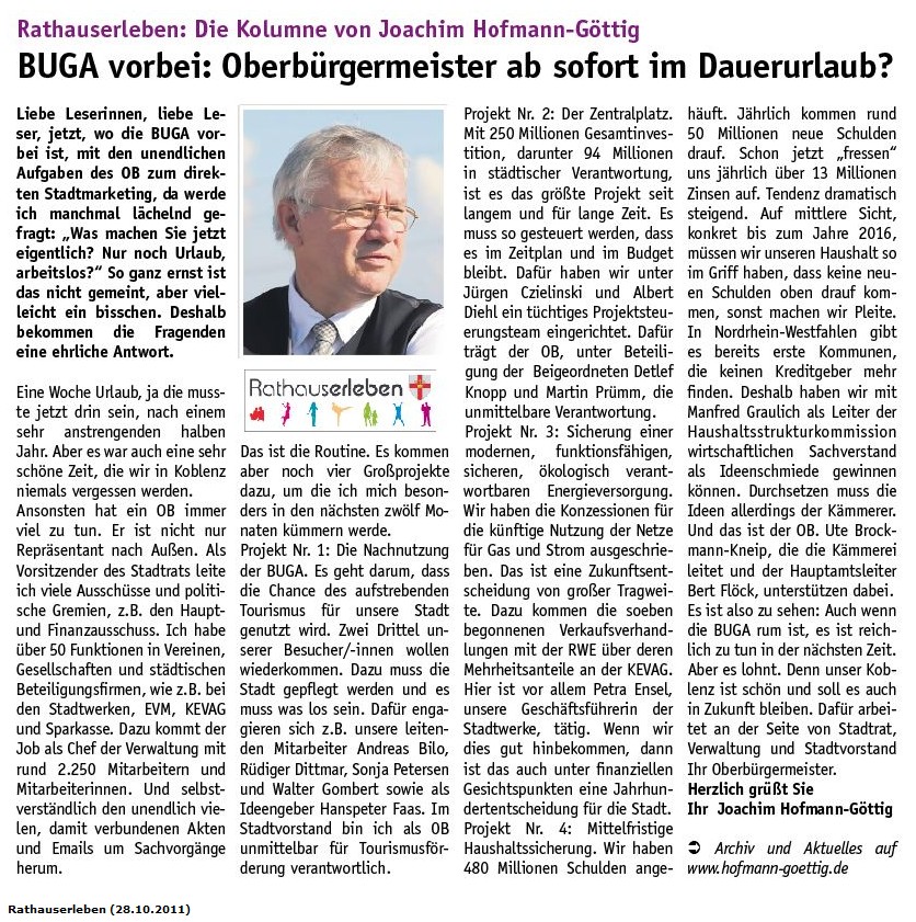 Koerlportal kolumne 28.10.2011