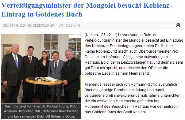 rem 6.12.2011, mogolische Verteidigungsministers