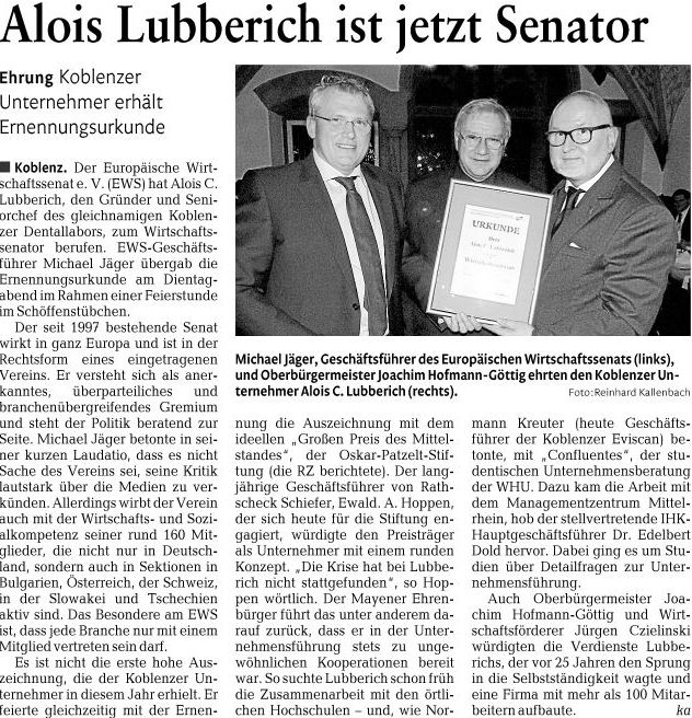 rz 8.12.2011, S. 22 Lubberich05b0ee38c19d2daf48d5ecb49b7a8aea