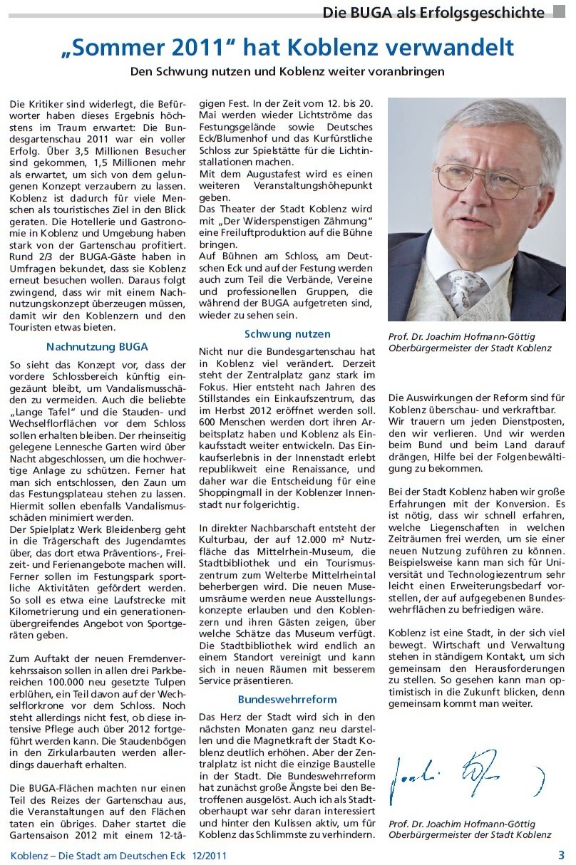 Ba Sonderausgabe 12-2011, S. 3 Vporwort BuGa