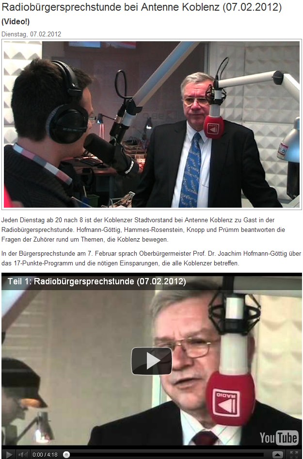 koerl 7.2.2012 Bürgersprechstunde 1