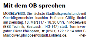 loka 29.2.2012, S. 3 Sprehstunde