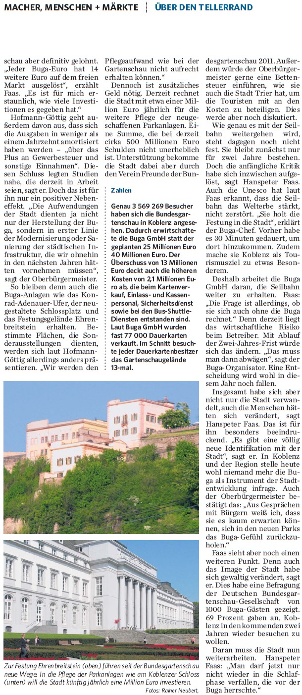 trierer Volksfreund 29.3.2012, S. 15 BuGa-2-