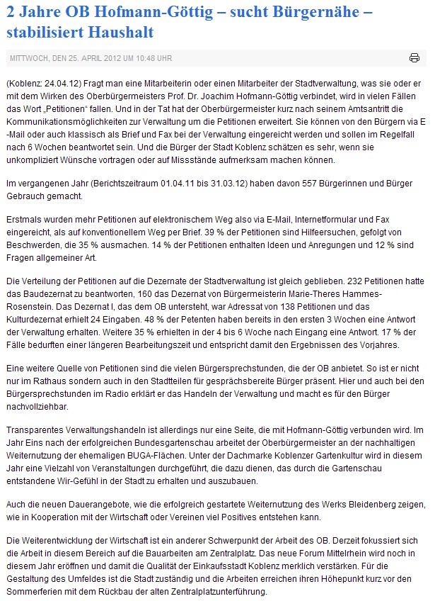 rem 25.4.2012, Bilanz -1