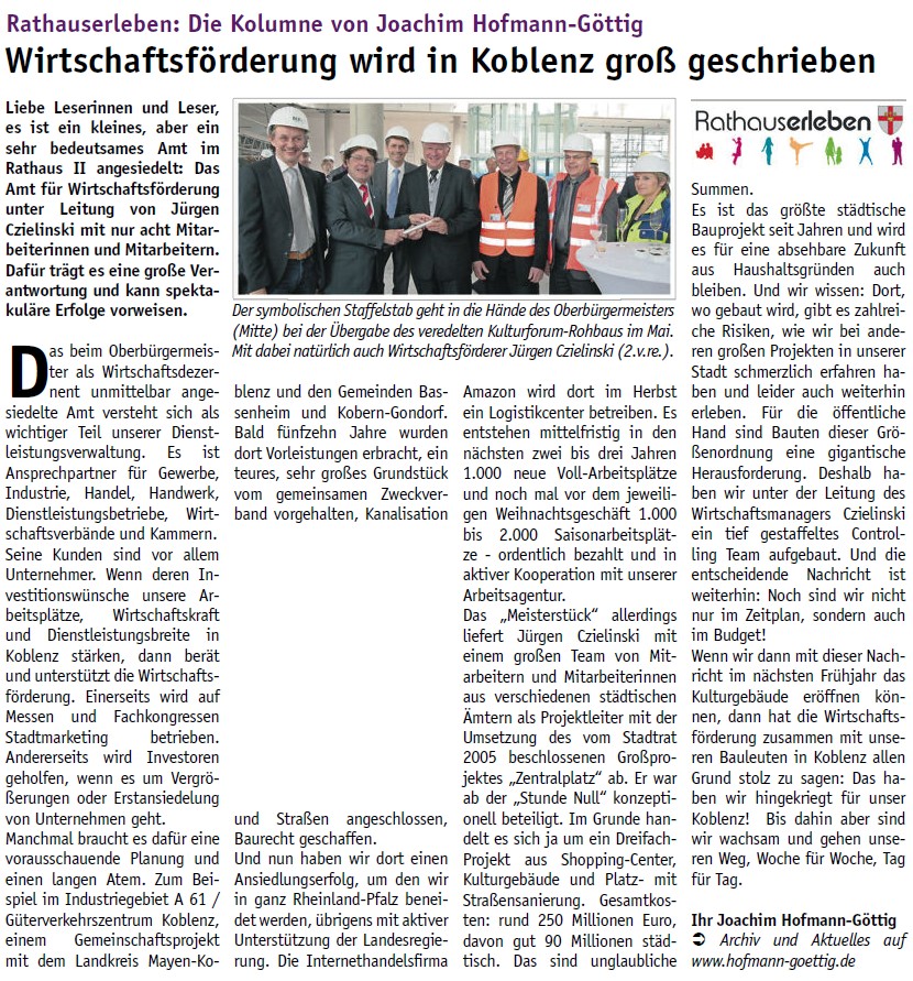 koerl 29.6.2012, S. 16 Kolumne