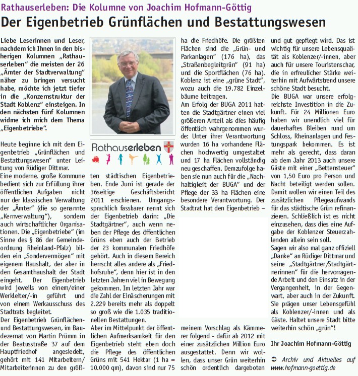 koerl 13.7.2012, S. 13 Kolumne
