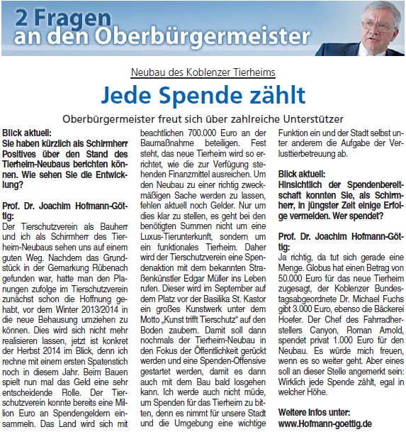 ba 24.8.2013, S. 3 Interview