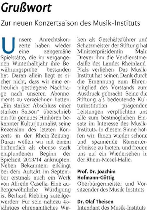 rz 12.9.2013, S. 34 Musikinstitutafe6750ec6085ba6ac2a421c6835385f