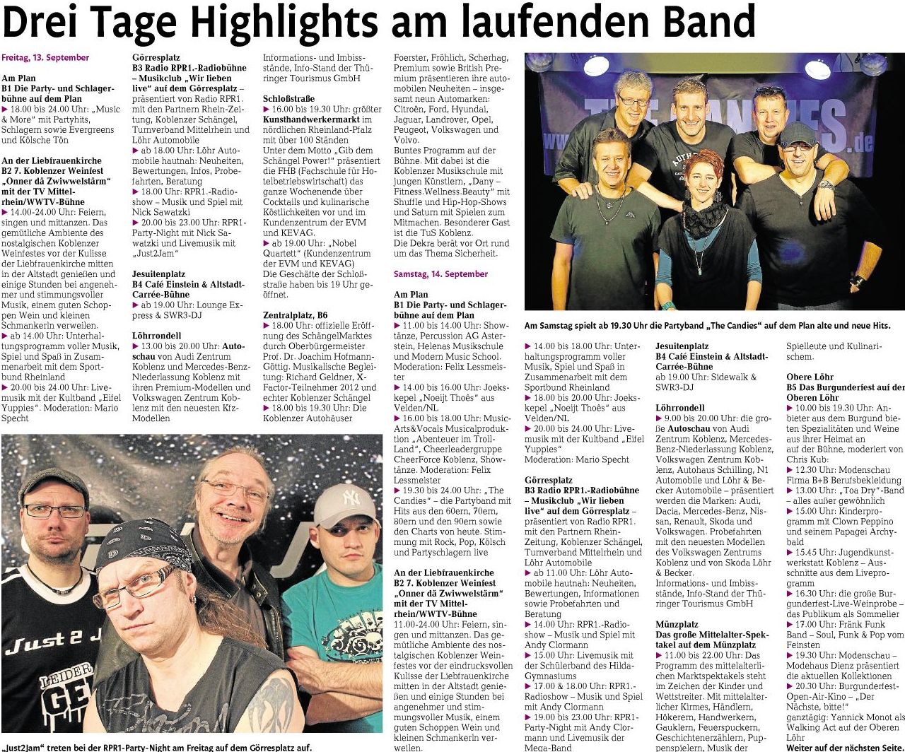 rz 13.9.2013, S. 38 Programm Schängelmarkt5ad02c30d982c99c83b2852fc89a8017