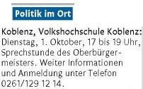 rz 1.10.2013, S. 16 Sprechstunde