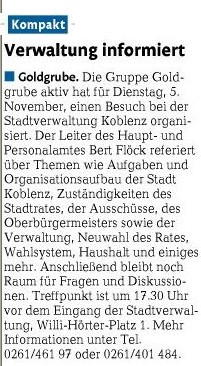 rz 30.10.2013, S. 15 Info