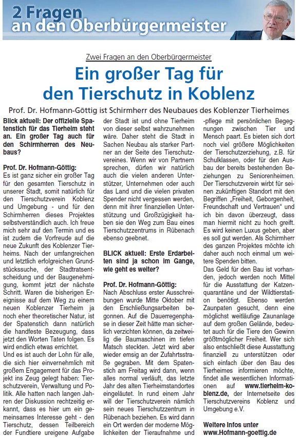 ba 23.11.2013, S. 3 Interveiw