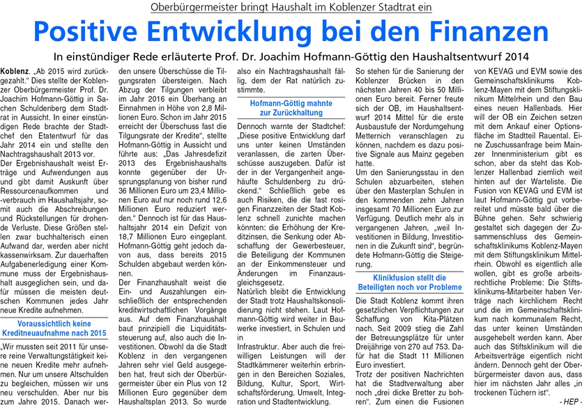 ba 9.11.2013, S. 2 HaushaltEPaperImage