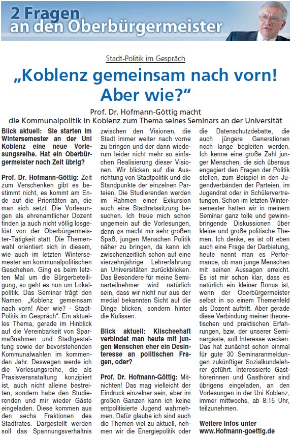 ba 9.11.2013, S. 5 Interview