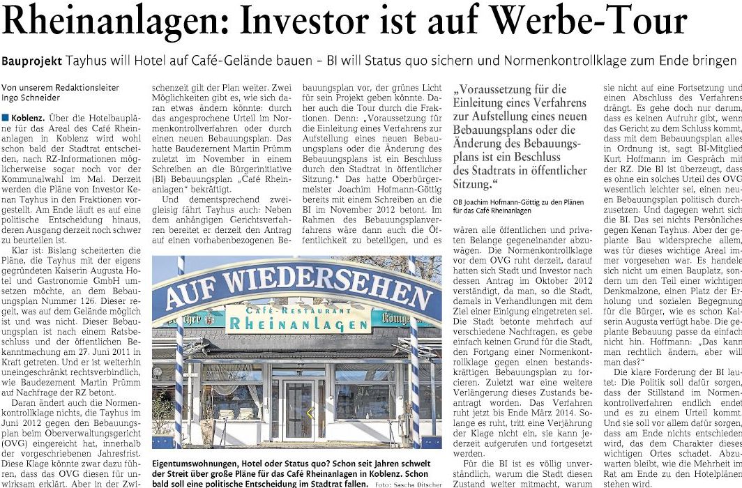 rz 13.1.2013, S. 17 Cafe Rheinanlagen641ba3c08254ab13