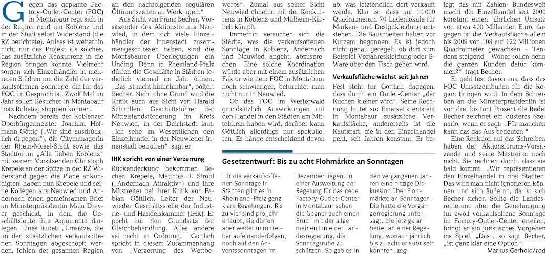 rz 15.1.2014, S. 17 Outlet