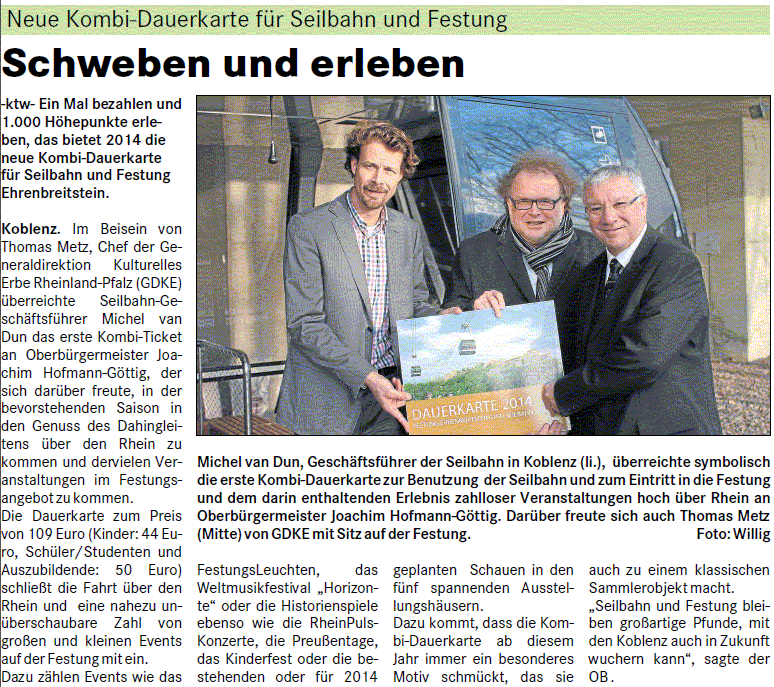 suso 12.1.2014, S. 11 Seilbahn