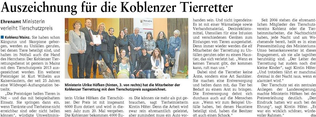 rz 21.3.2014, S. 20 Tierrettung484eccea81e613ff