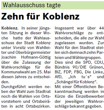 suso 12.-13.4.2014, S. 1 Wahlausschuss