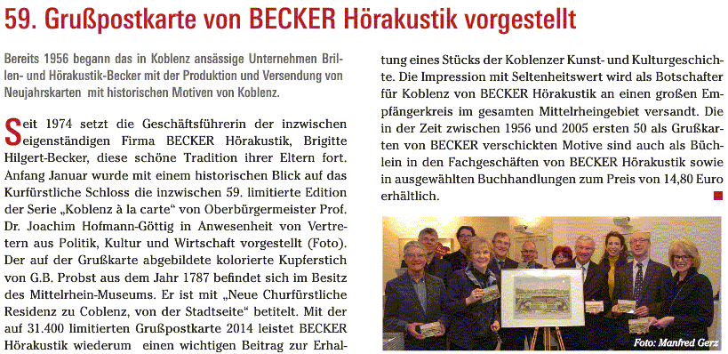 top magazin frühjahr 2014, S. 106 Hörakustik becker