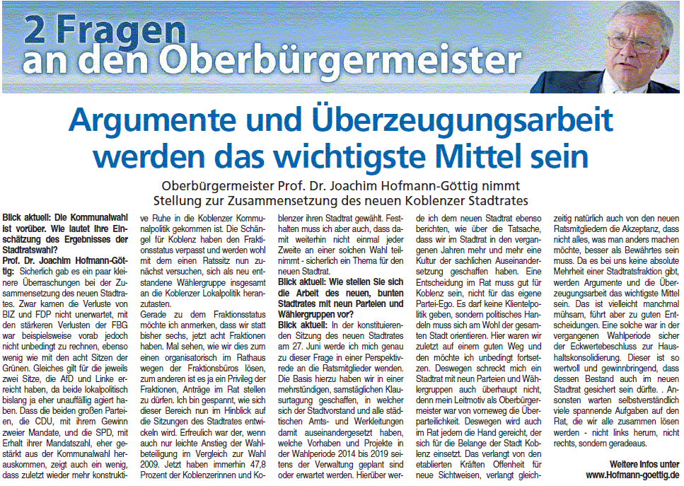 ba 31.5.2014, S. 6 Interview