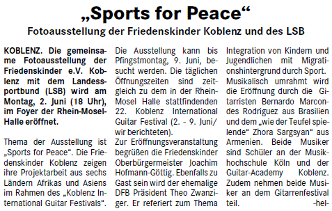loka 28.5.2014, S. 19 Friedenskinder