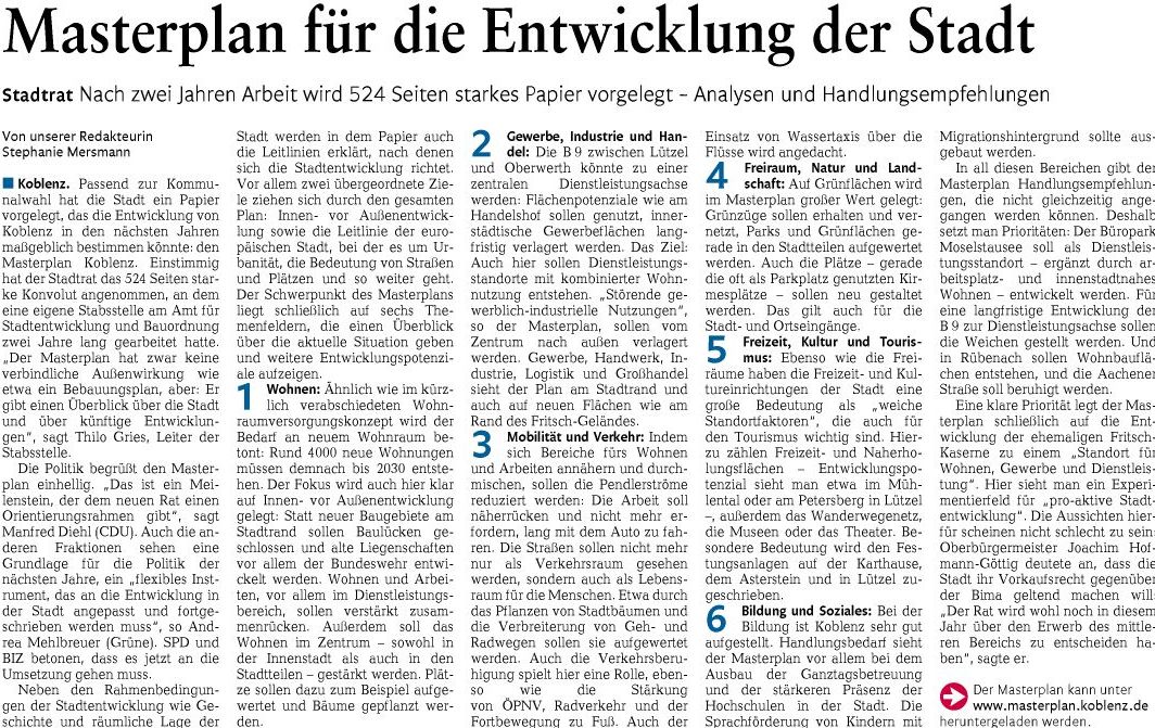 rz 26.5.2014, S. 25 Masterplan Stadtentwicklung75f97e1de2924a63
