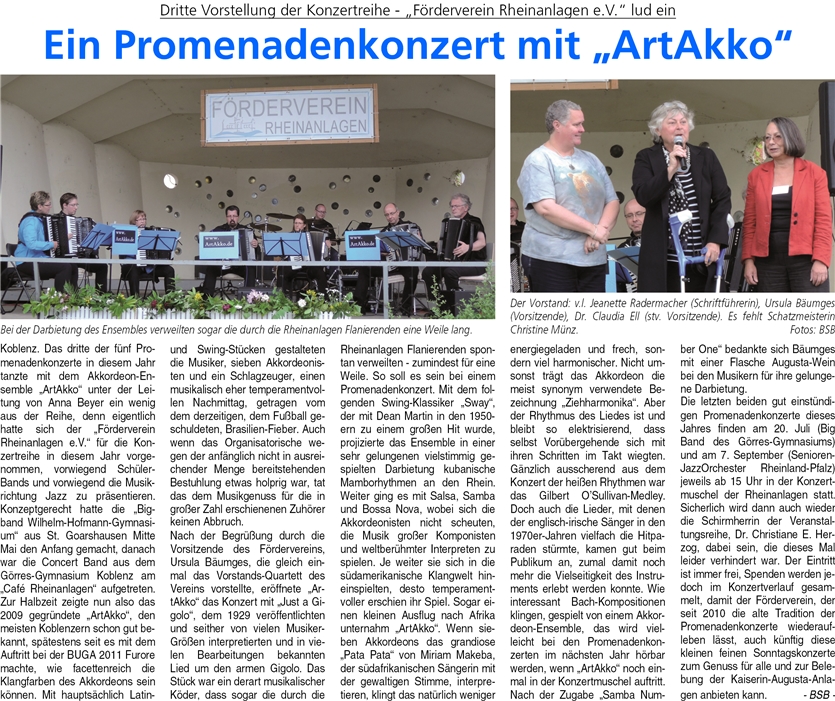 ba 21.6.2014, S. 30 promenadenkonzert
