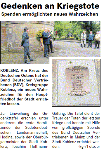 loka 25.6.2014, S. 7 Gedenken