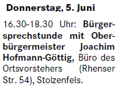 loka 4.6.2014, S. 13 Sprechstunde
