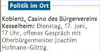 rz 17.6.2014, S. 20 Stadtteil-Bürgersprechstunde
